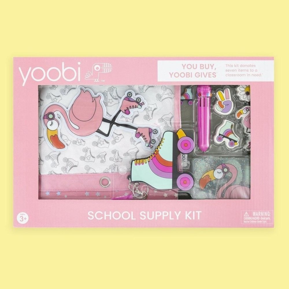 Flamingo School Supply Kit